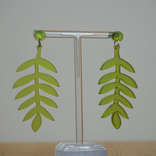 Rowan green - Acrylic Earrings