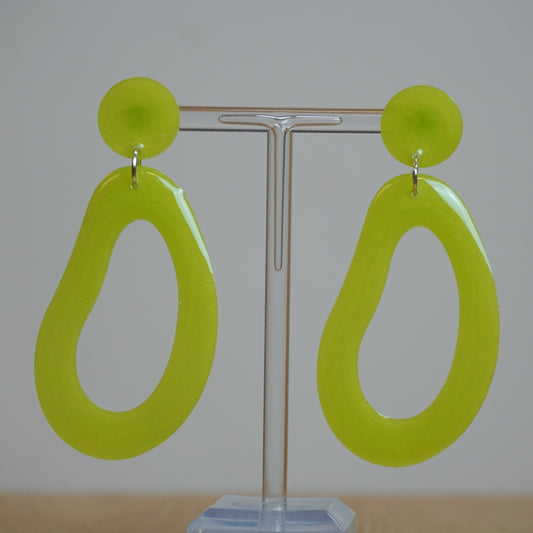 Kotys lime green - Resin Earrings