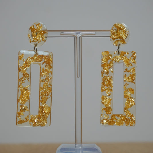 Selene gold - Resin Earrings
